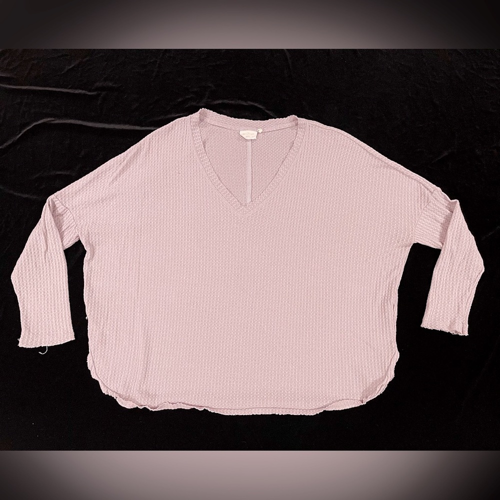 Urban Outfitters Out From Under lilac long sleeved waffle shirt